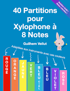 40 Partitions pour Xylophone à 8 Notes